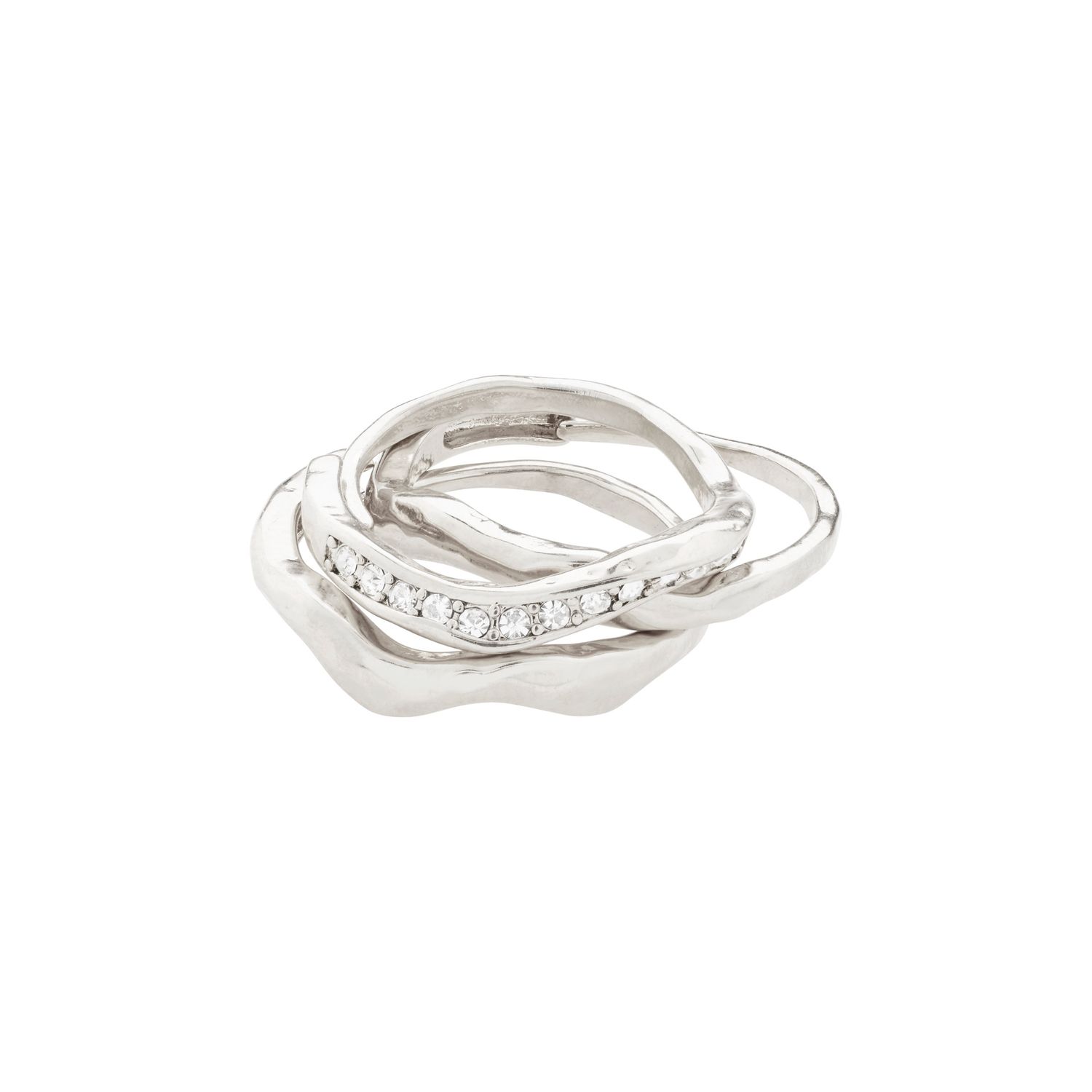TRUE ring 3-in-1 set silver-plated