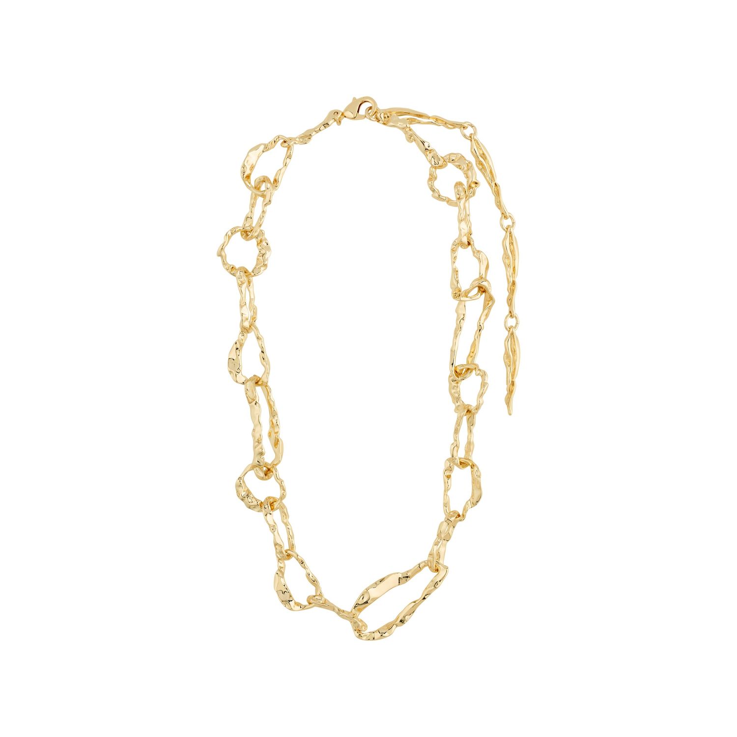 BELIEVE chain necklace, Colour: gold-plated