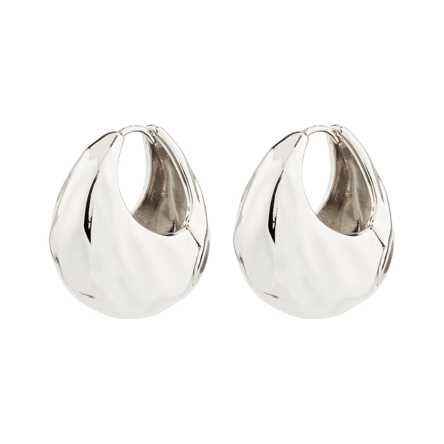 BELIEVE chunky hoop earrings