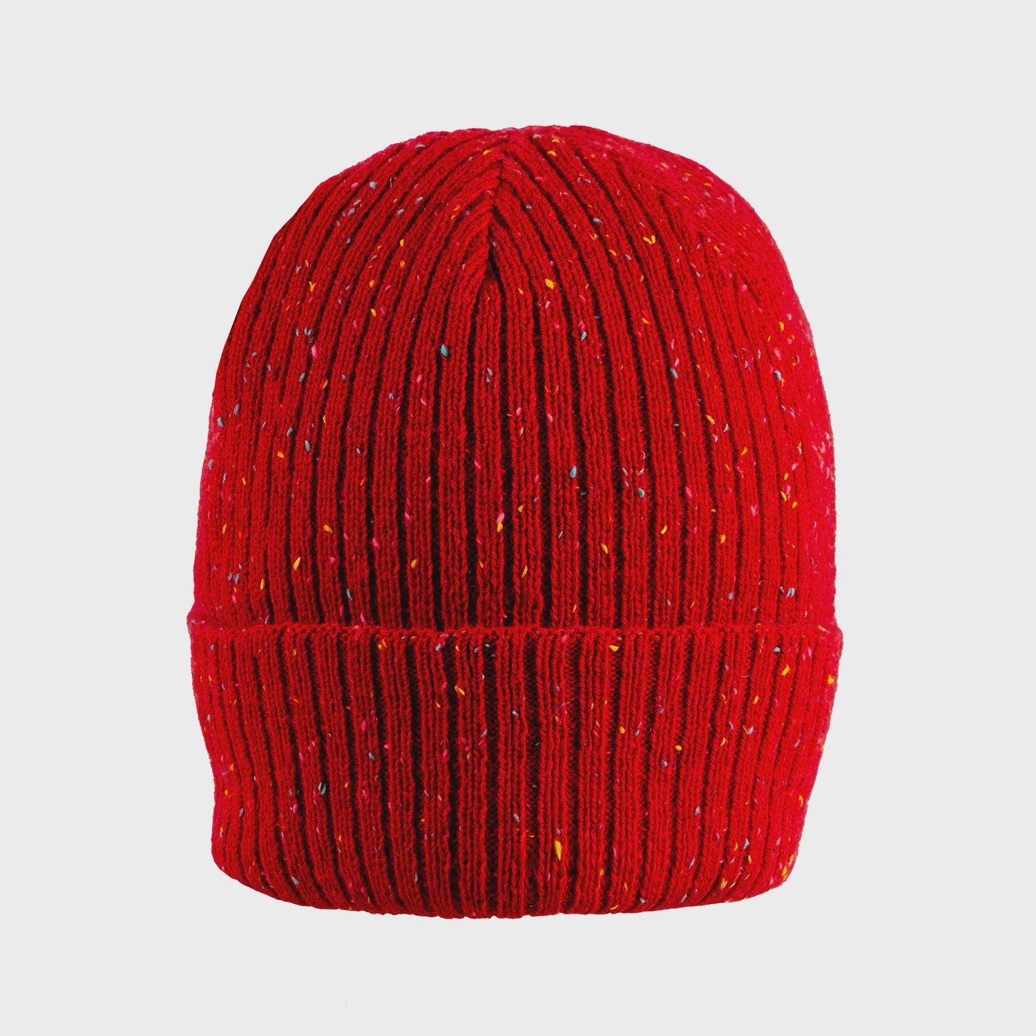 3-3312 Plain Knit Hat with Contrast Turnback Trim