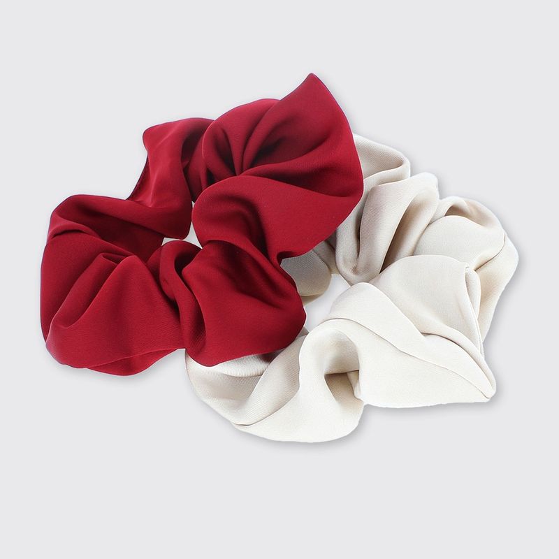 Set of Two Satin Scrunchies