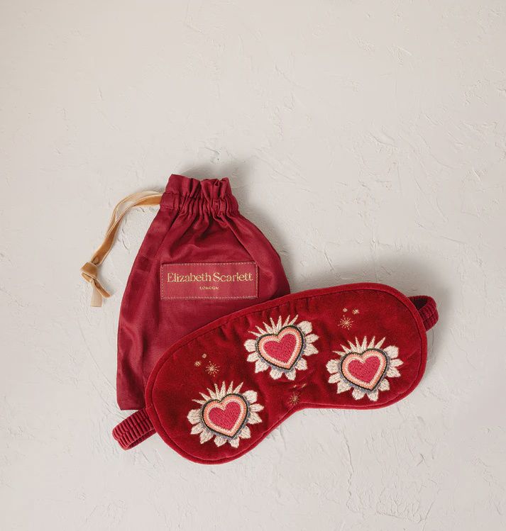 Sacred Heart Rouge Velvet Eye Mask