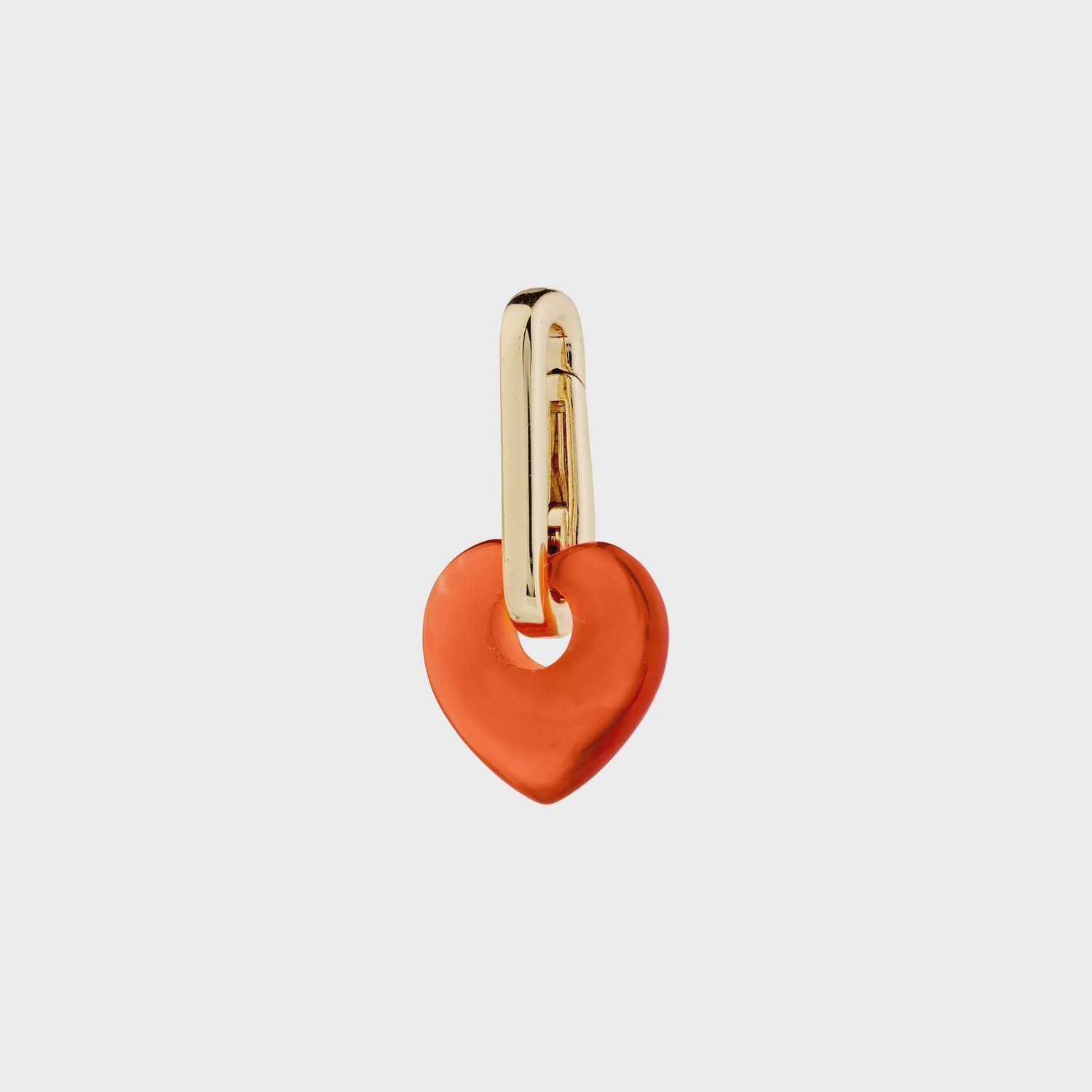 CHARM agat heart pendant