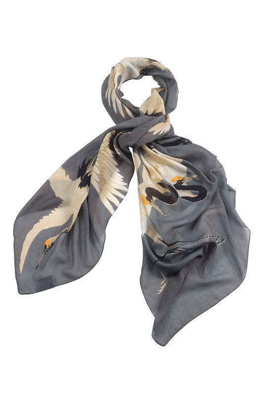 Scarf Stork Slate