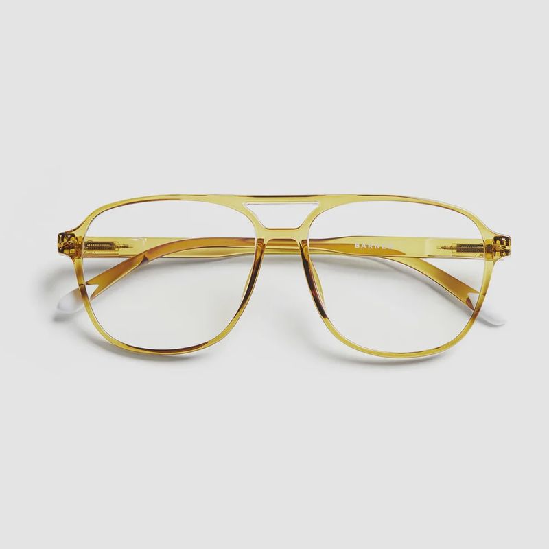 Brad Glossy Ecru Olive Glasses