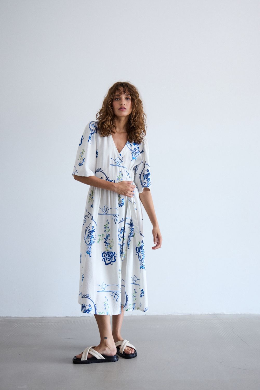 IHLUCIE DR Big Scale Tile Dress