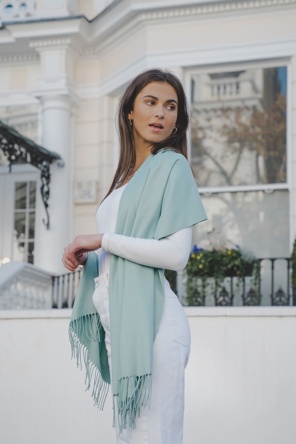 PAS52 Celine Scarf Acqua