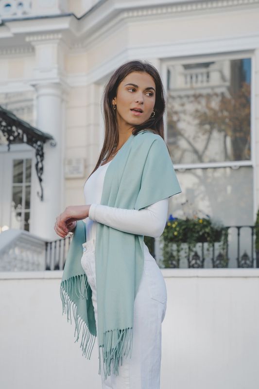 PAS52 Celine Scarf Acqua