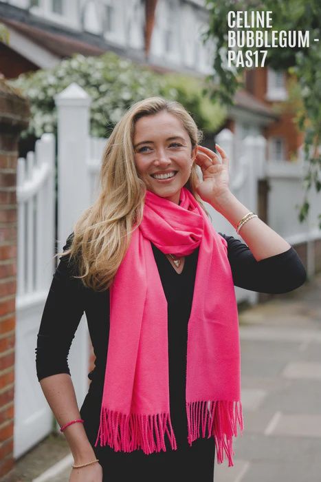 PAS17 Celine Scarf Bubblegum