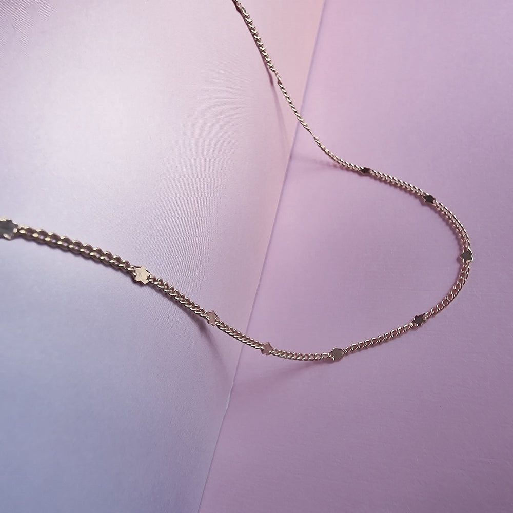 STAR DAINTY CHAIN SILVER