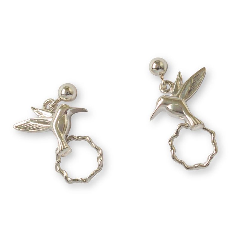 HUMMINGBIRD STERLING SILVER STUD EARRINGS