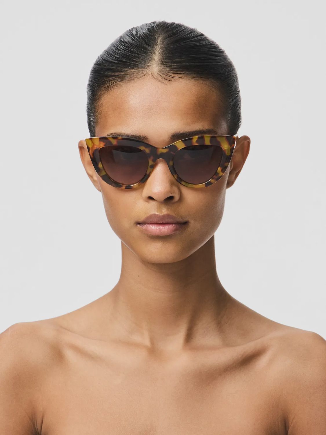 PCDONAI SUNGLASSES BLK/TURTLE, Colour: Black/Turtle