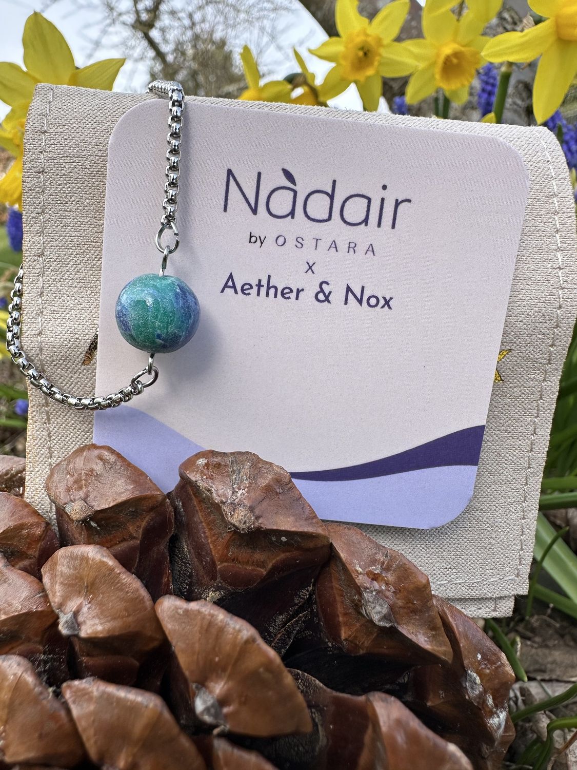 Bracelet - Bead, Colour: Nadair Spring 25 shade 004 - Silver