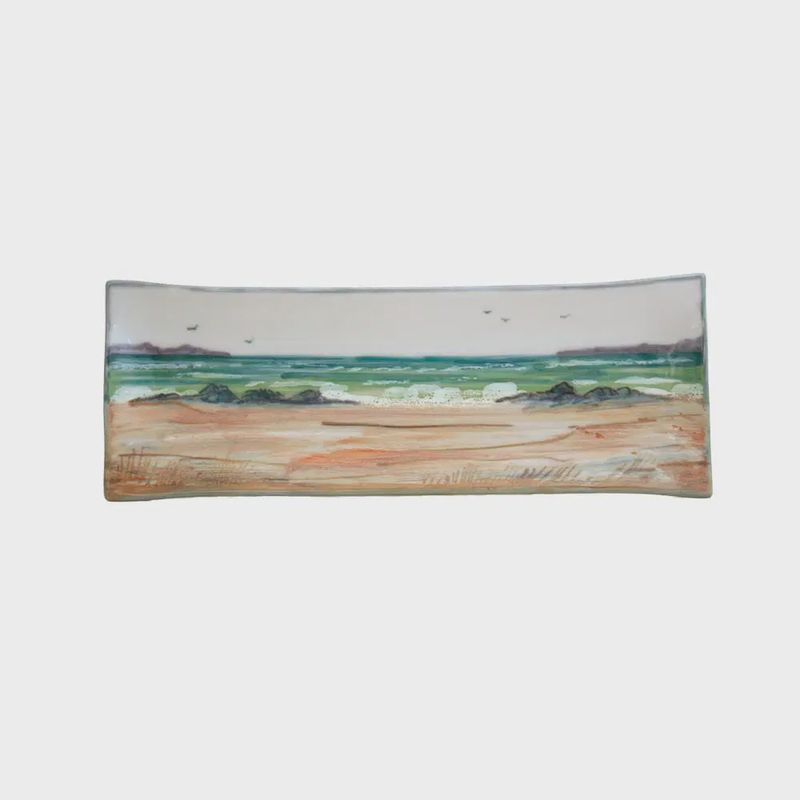 Long Rectangle Dish Seascape