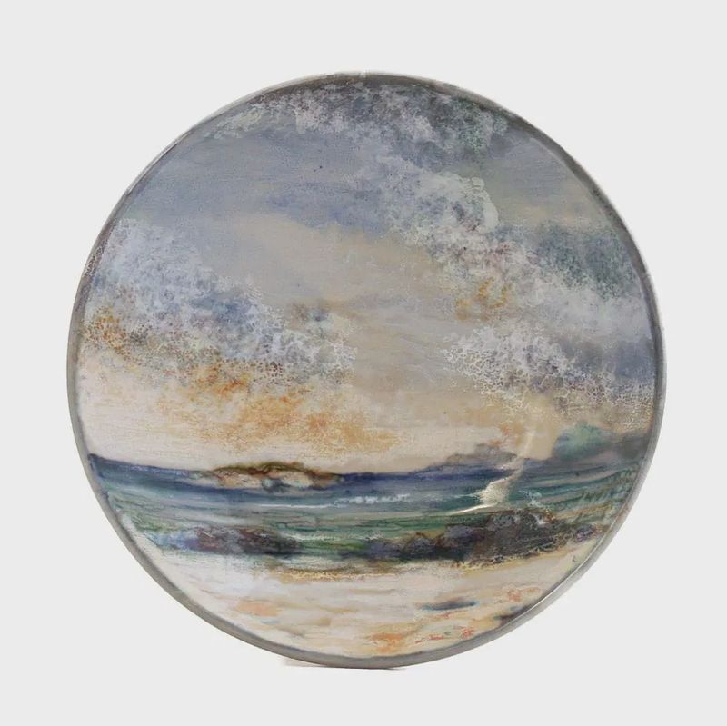 Medium Geo Dish Seascape