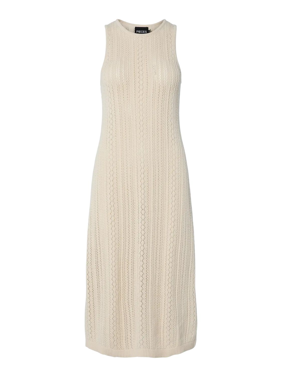 PCNUKA SLEEVLESS KNIT MIDI DRESS