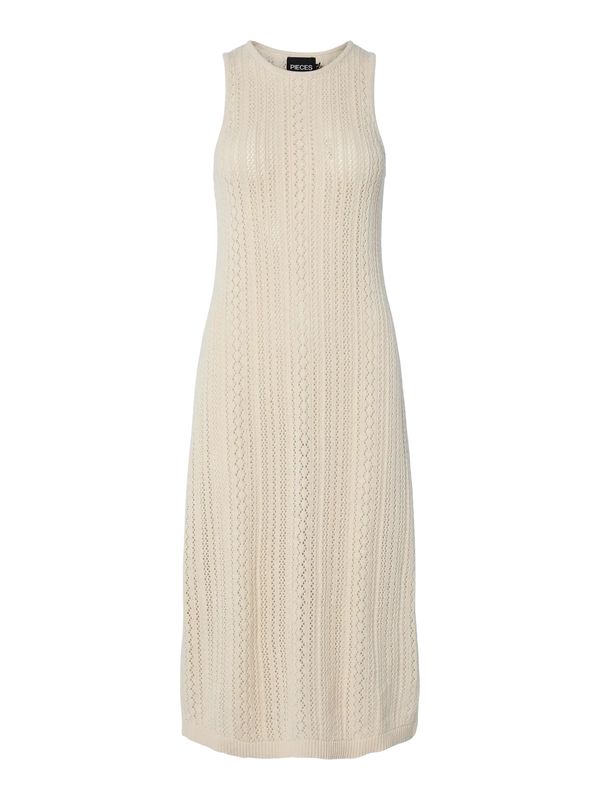 PCNUKA SLEEVLESS KNIT MIDI DRESS