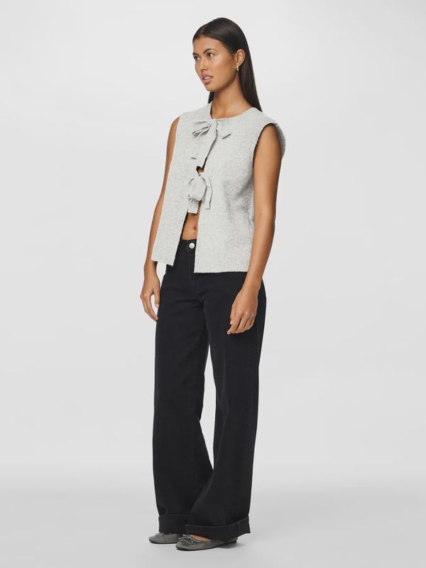 PCSILLY SL REV TIE VEST KNIT NOOS BC