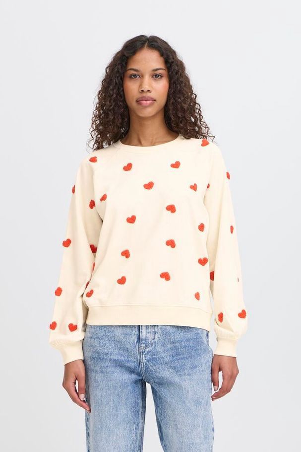 IHKASURA SW sweater, Colour: TANGERINE HEART, Size: XS