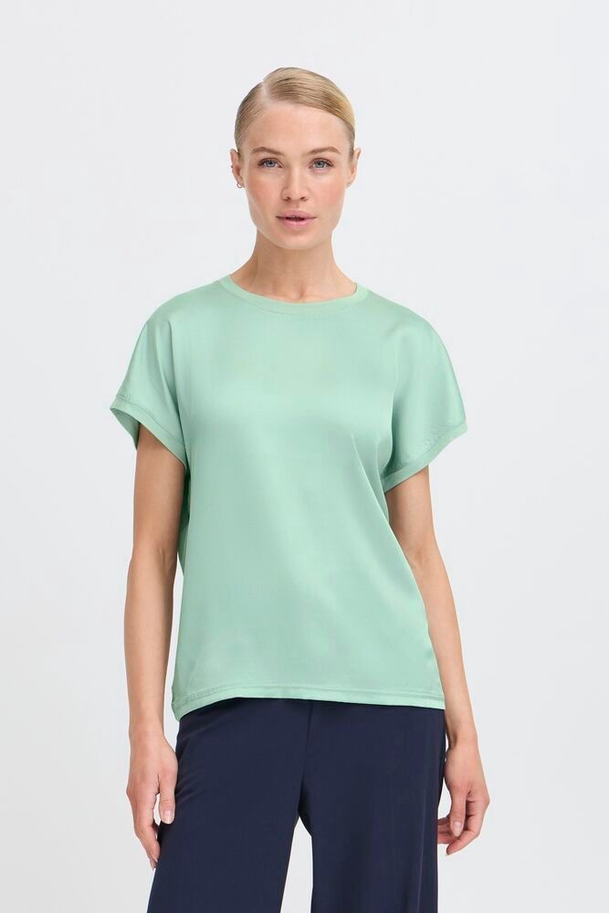 BYSELITA ONECK TSHIRT, Colour: Blue Surf, Size: XS