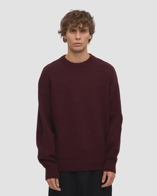 Oversized Merino Wool Crew