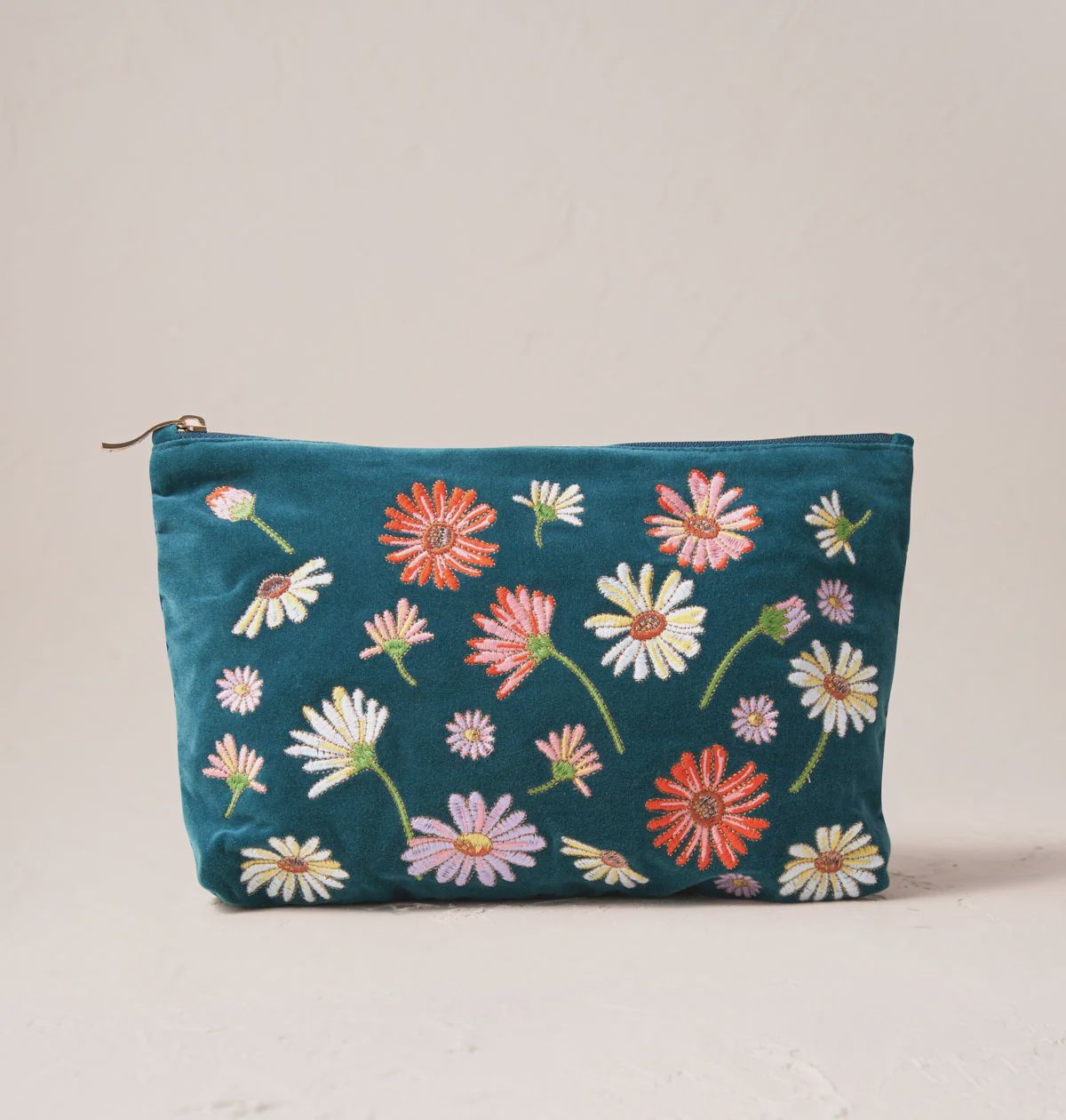 Wildflower Everyday Pouch Rich Blue Velvet