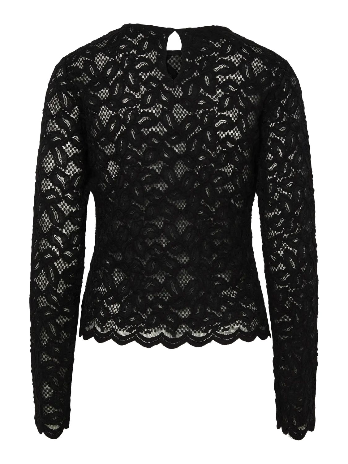 PCJOHANNE LS LACE TOP WVN