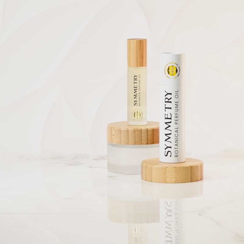 Symmetry Botanical Perfume Oil 10Ml Rollerball. With Jasmine And Rose Essential Oil