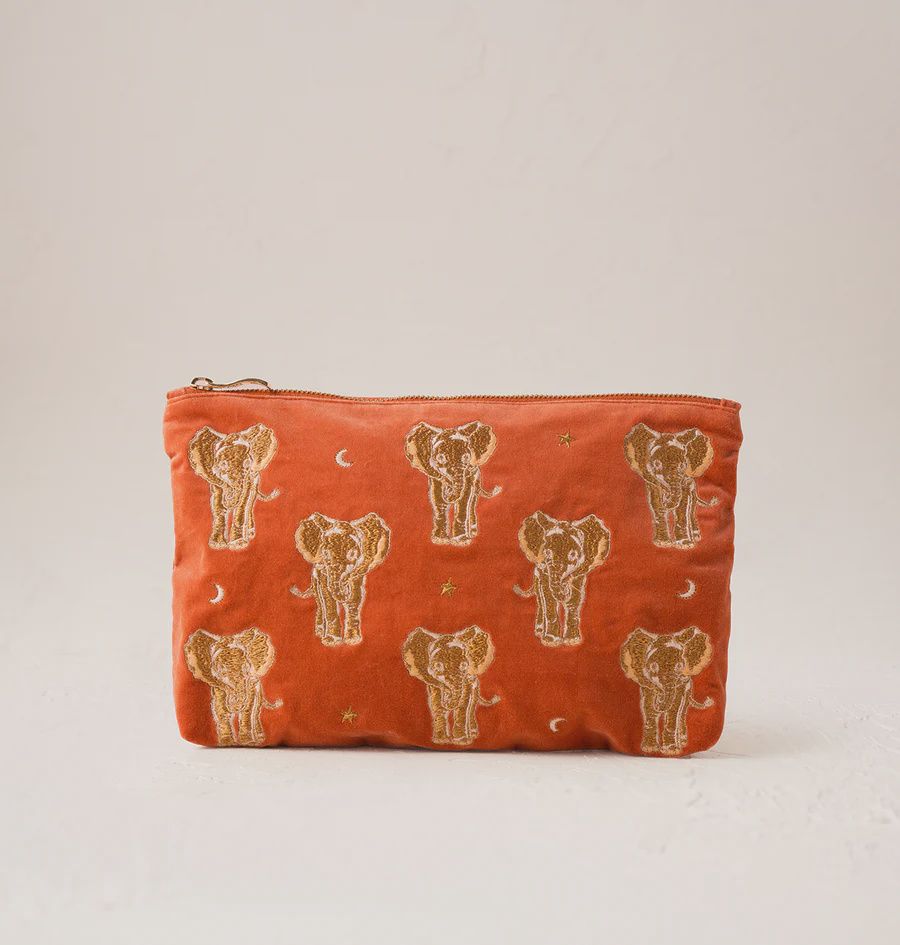 Golden Elephant Everyday Pouch Rust