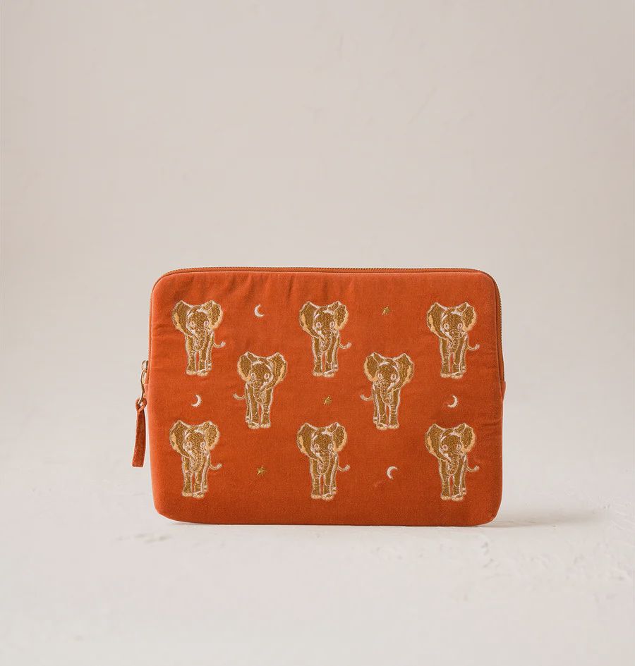 Golden Elephants Laptop Case Small