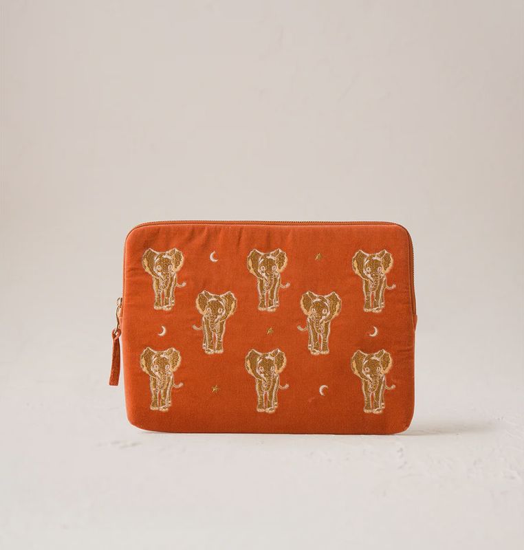 Golden Elephants Laptop Case Small