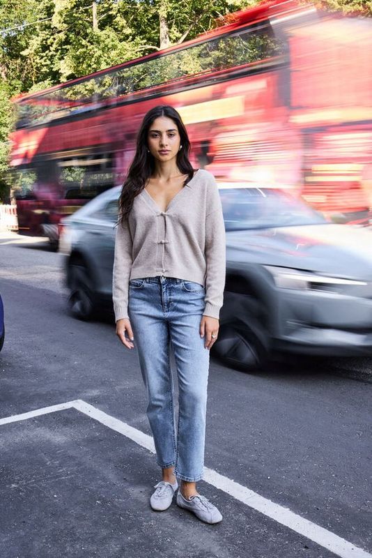 IHTWIGGY RAVEN - Denim Light Blue Stonewashed