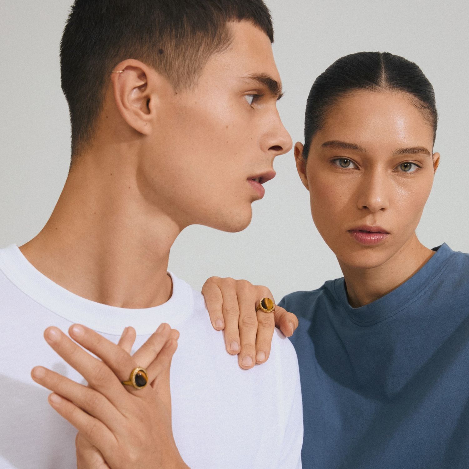 BETWEEN ring gold-plated