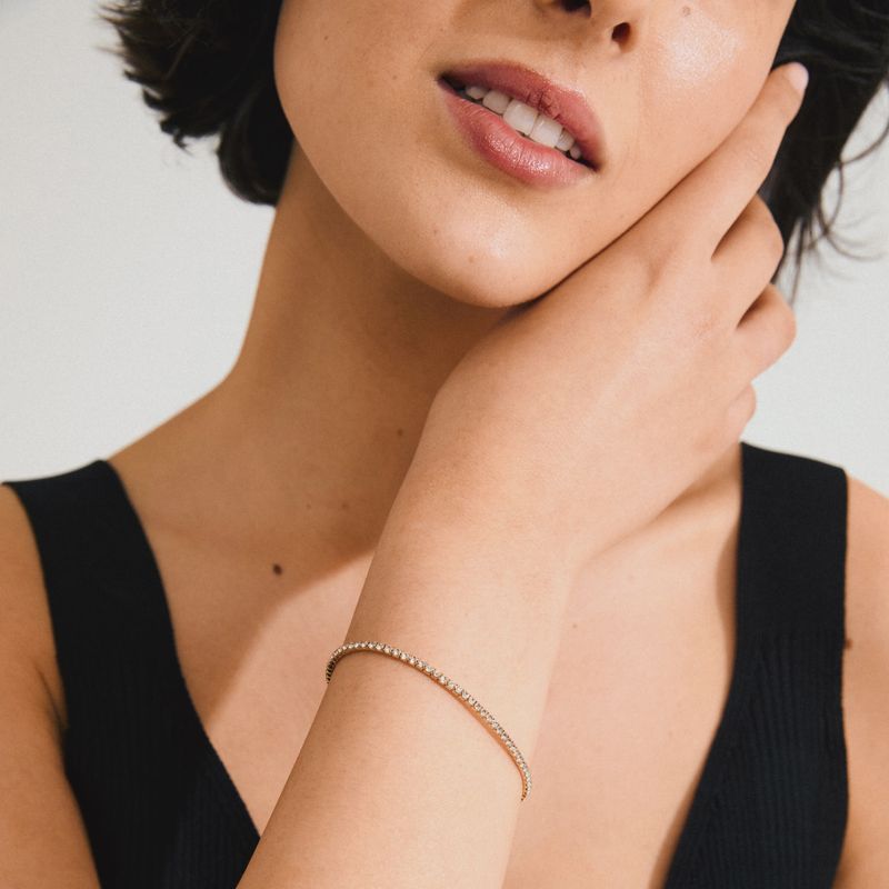 ARASH crystal bracelet gold-plated