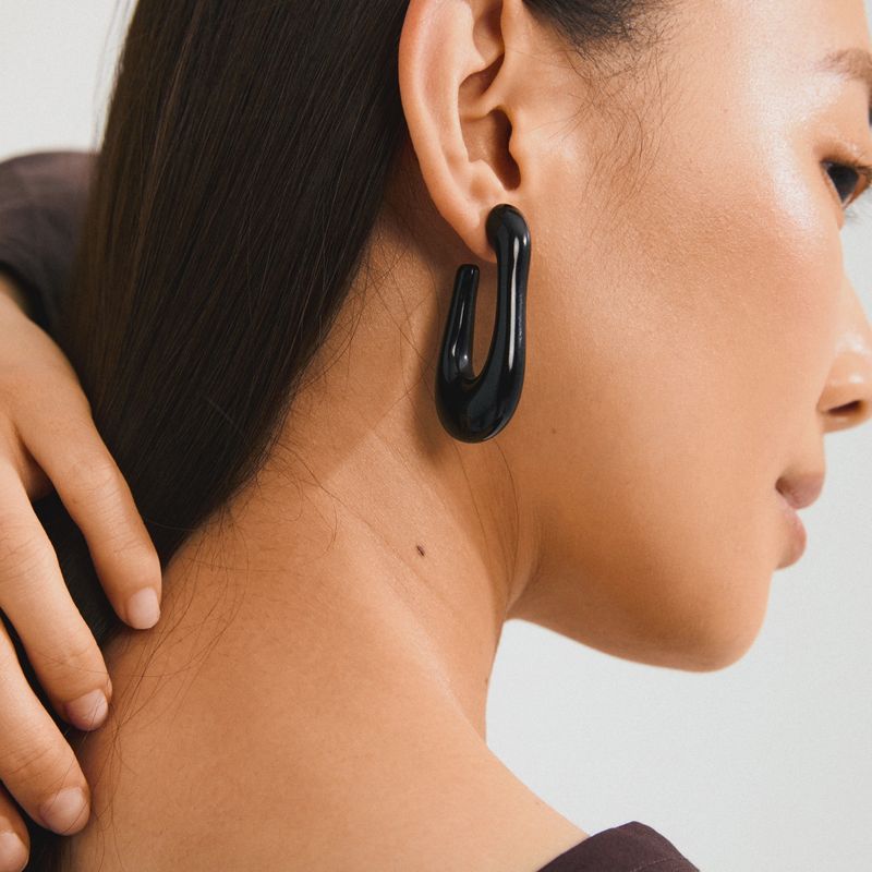 ELIJAH earrings black