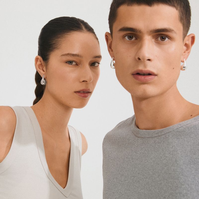 JUNIPER earrings silver-plated