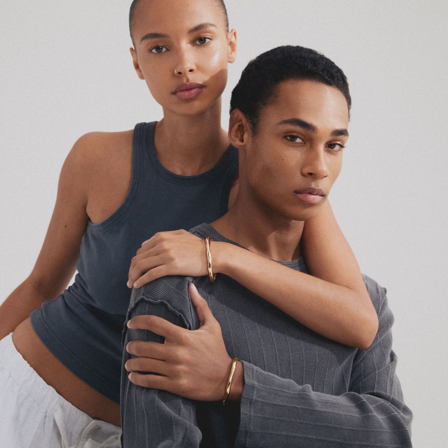 HARRISON bangle gold-plated