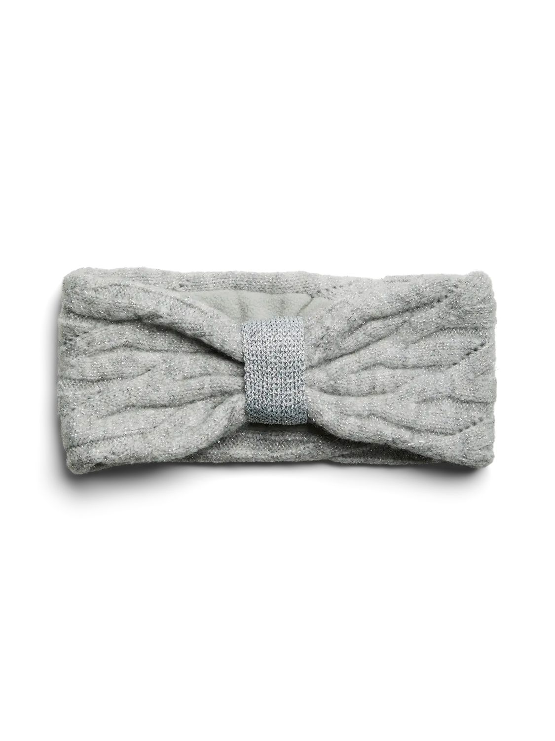 PCJOHANNA CABLE HEADBAND LUREX BC, Colour: Light Grey Melange