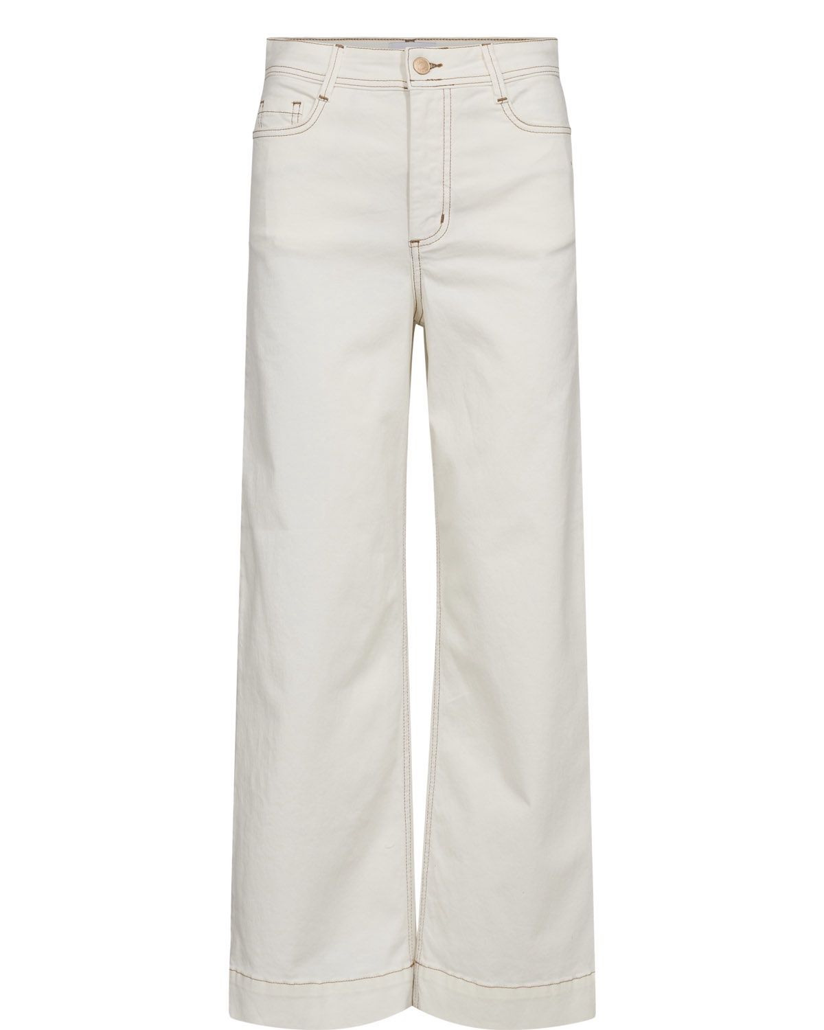NUPARISAN CROPPED TWILL PANTS