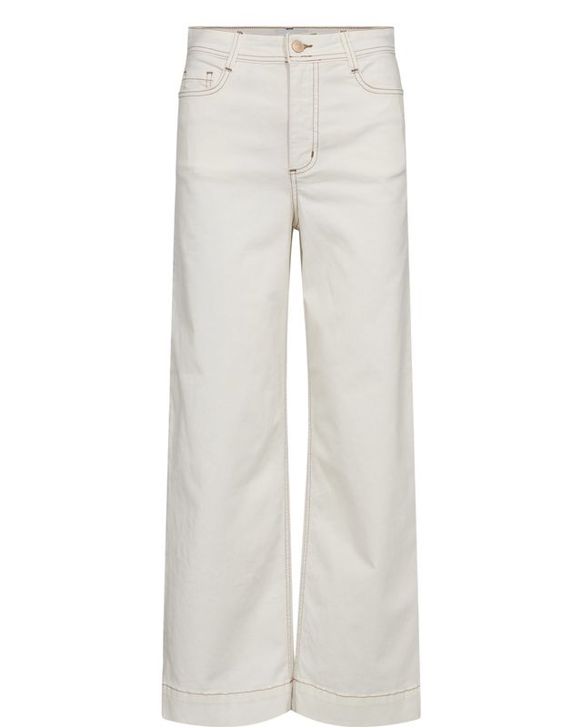 NUPARISAN CROPPED TWILL PANTS