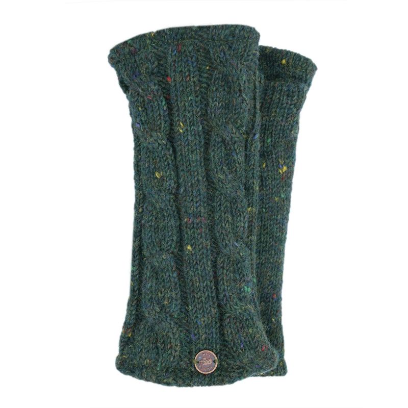 Pure Wool Cable Wristwarmers
