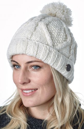 Pure Wool Celtic bobble hat