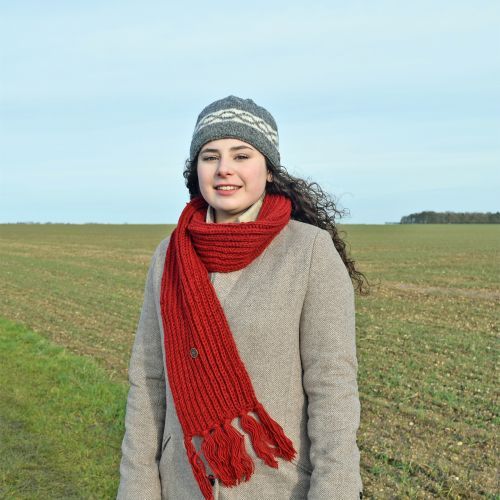 Pure Wool Plain Scarf