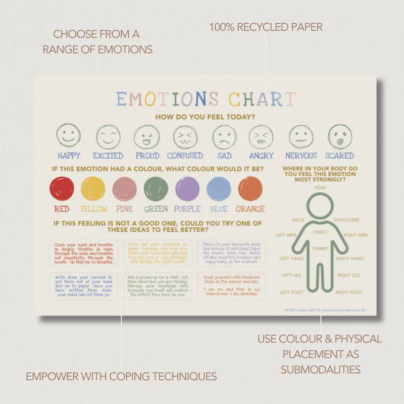 Kids Emotions Chart