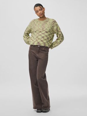 PCFILLA LS O-NECK PULLOVER KNIT D2D