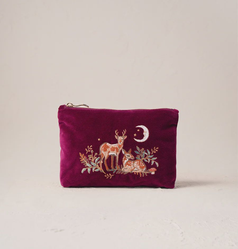 Enchanted Woodland Mini Pouch Ruby