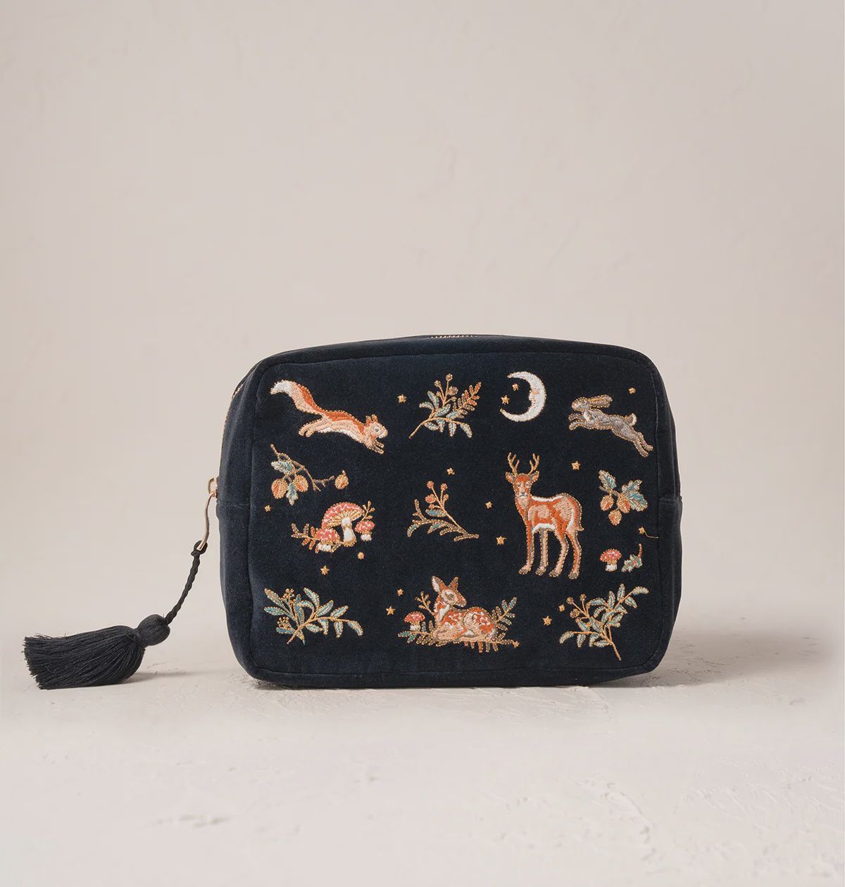 Enchanted Woodland Wash Bag Charcoal