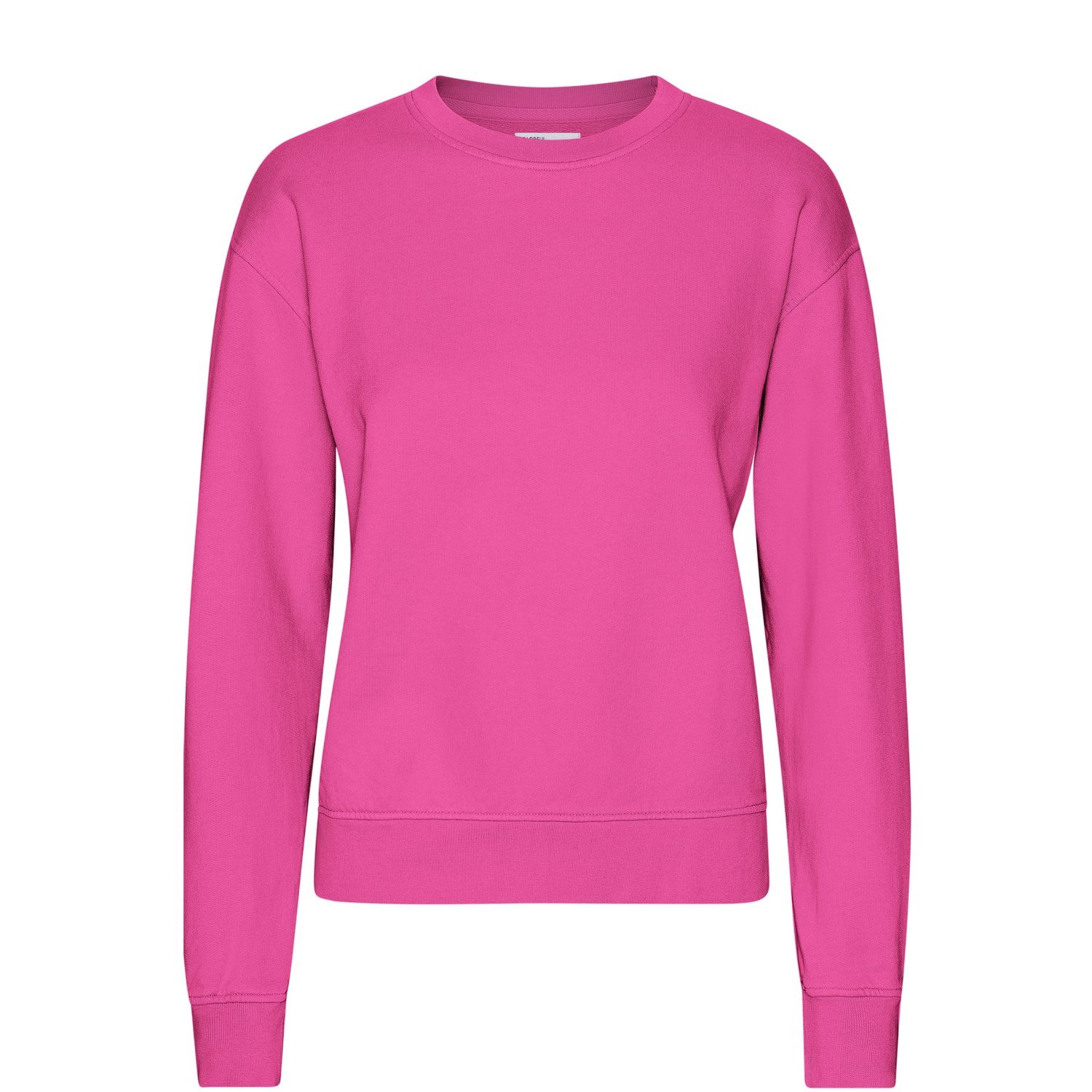 Women Classic Organic Crew, Colour: Bubblegum Pink, Size: XS