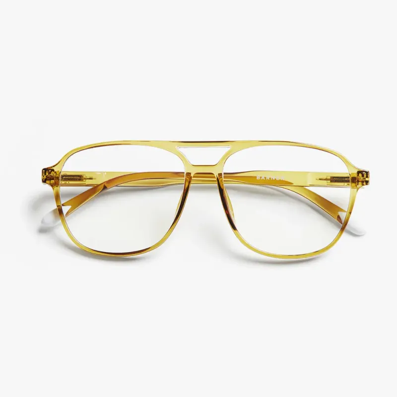 Brad Glossy Ecru Olive Glasses