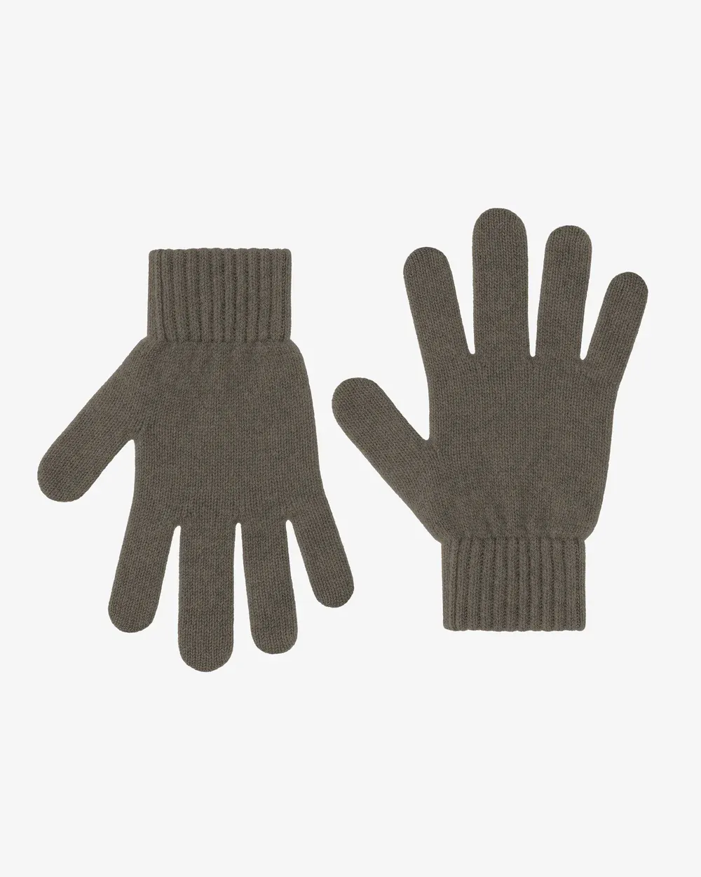 Merino Wool Gloves, Colour: Dusty Olive, Size: XS-S